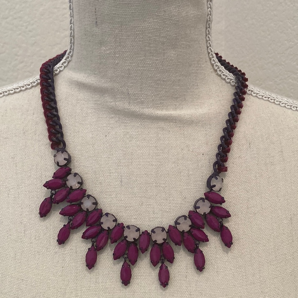 Purple Statement Necklace